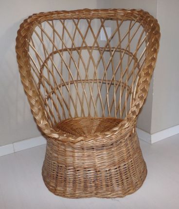 Fauteuil osier 