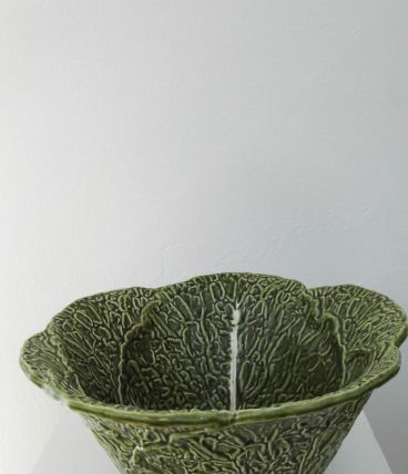 Saladier barbotine choux vintage broc