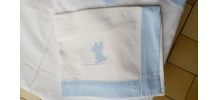 Parure drap et taie bébé 60's