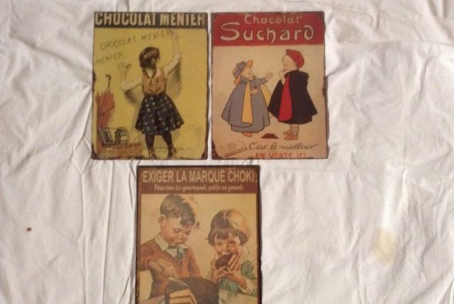affiches en metal