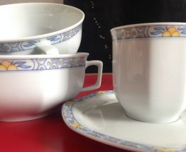 service à café Haviland pamplemousse