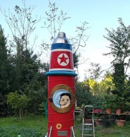 Fusée de décoration 