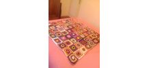 plaids crochet 1M sur 1M