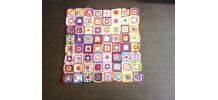 plaids crochet 1M sur 1M