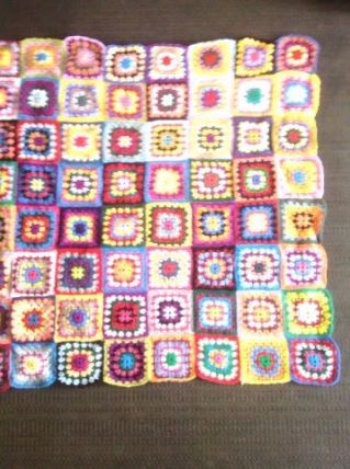 plaids crochet 1M sur 1M