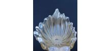 Centre de table en cristal avec incrustations