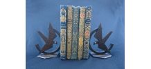 Paire de Serre-livres Oiseaux - Fer forgé martelé