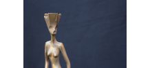 Statuette en bronze doré - Années 70