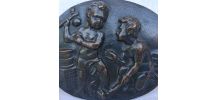 Bas-relief sculpté en bronze - France - XIXeme siècle