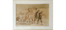 Grande lithographie signée de Claude WEISBUCH