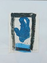 Gravure d'art contemporain signée Philippe Lepatre "Le Vent"
