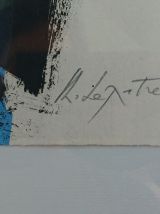 Gravure d'art contemporain signée Philippe Lepatre "Le Vent"
