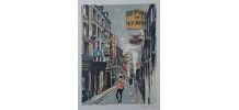 "Le Piéton de Paris" - 10 lithographies signées