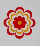 Plat en porcelaine 70s