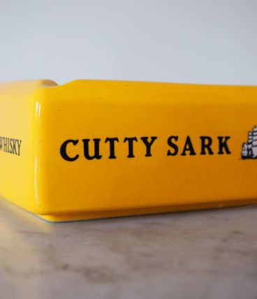 Cendrier jaune Cutty Sark - Scotch &amp; Whisky