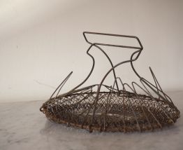 Panier à salade en fer repliable