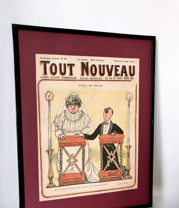 Tableau vintage humour - couverture TOUT NOUVEAU