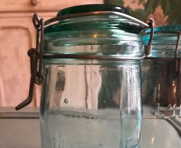 Bocaux en verre lDEALE vert X2