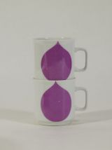 2 tasses vintage