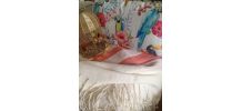 2 coussins motifs "tropical"