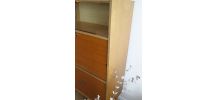 Secrétaire vintage style scandinave 60's pieds compas
