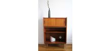 Meuble rangement bibliothèque vintage 50's style P. Guariche