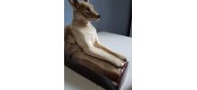 statue animalière céramique signée L François Ste Radegonde