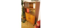 Meuble bibliothèque vitrine vintage 50's style P. Guariche