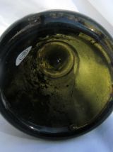 bouteille vintage sérigraphiée PERNOD FILS verre soufflé bul