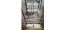 porte manteaux aluminium 1950 en bon etat  le grand miroir e