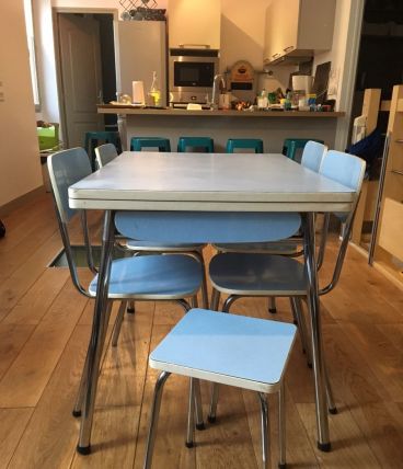 table et chaise en formica 