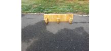 porte manteaux  en rotin 