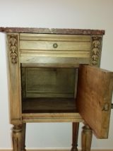 Chevet ou table d'appoint art déco avec marbre