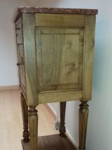 Chevet ou table d'appoint art déco avec marbre
