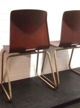 Set de 2 Chaises vintage Scandinave Elmar Flototto