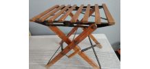  tabouret pliable Euréka avec poignée de transport années 60