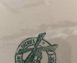 Plat à Cake Porcelaine Moulin des Loups