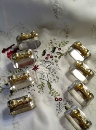 8 ronds de serviette napkin rings