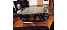 Table basse wagonnet de mine
