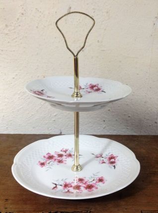 Présentoir à biscuits, porcelaine du Berry