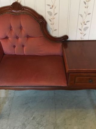 Meuble téléphone, fauteuil d'entrée