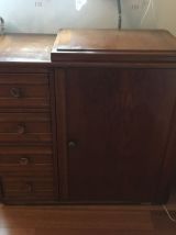 Ancienne Machine A Coudre avec meuble marque STOEWER
