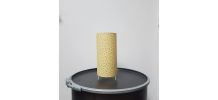 Lampe tube à poser "Jaune moucheté"