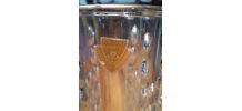 VASE EN CRISTAL DE BOHEME 1960/70  style modern