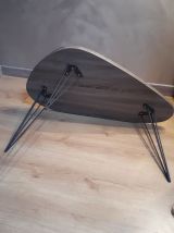 table basse tripode pied en epingle 