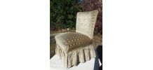 Rare paire de fauteuils vintage en velours