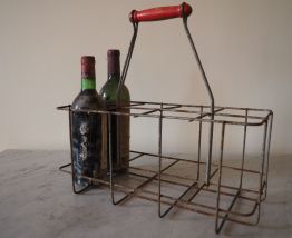 Porte bouteilles en métal 