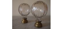 Boule d'escalier de collection en Baccarat