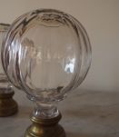 Boule d'escalier de collection en Baccarat