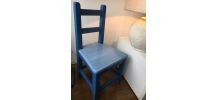 Chaise bois enfant vintage 